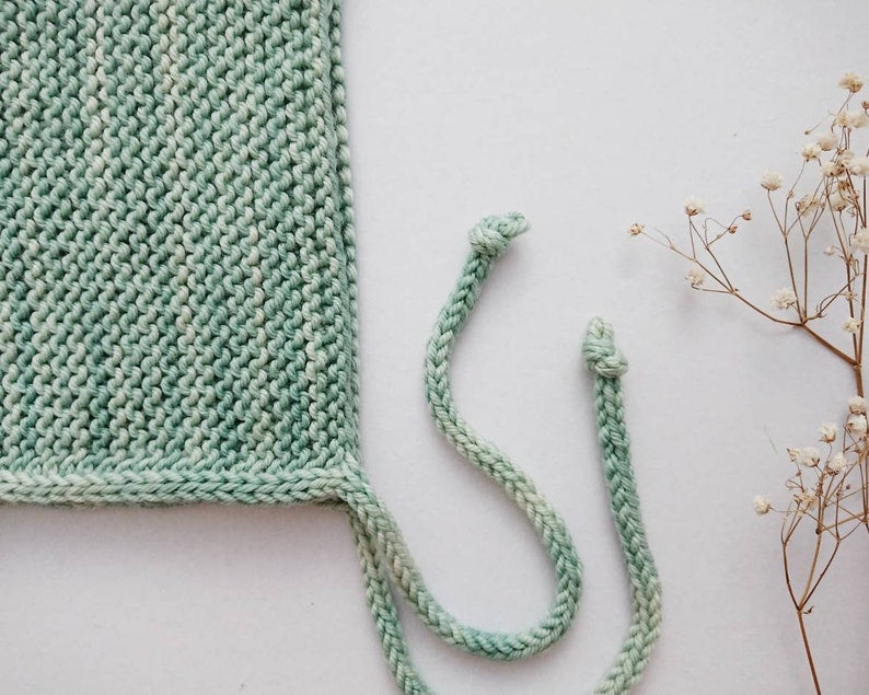 FLO Baby Toddler Bonnet Knitting Pattern