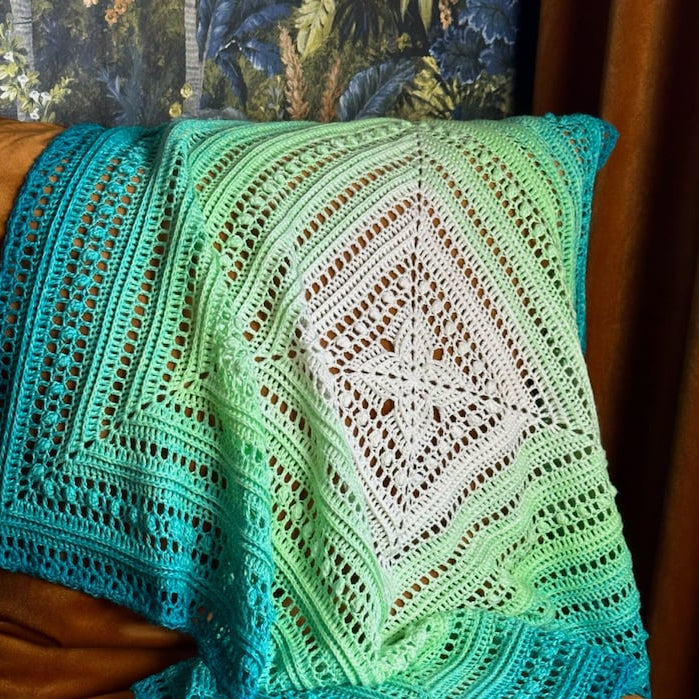 Squared Secret Paths Crochet Pattern