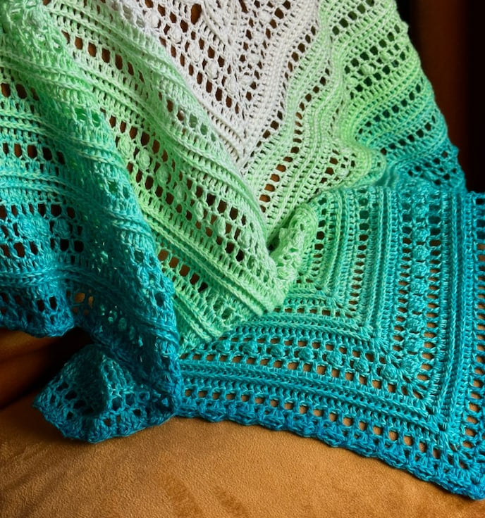 Squared Secret Paths Crochet Pattern
