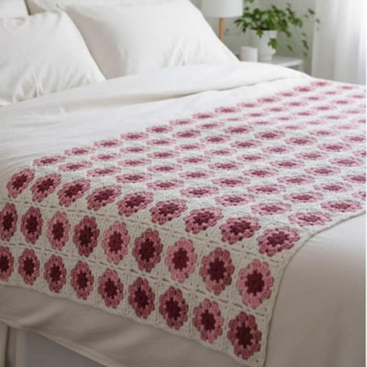 Afghan Motif Crochet Blanket Pattern