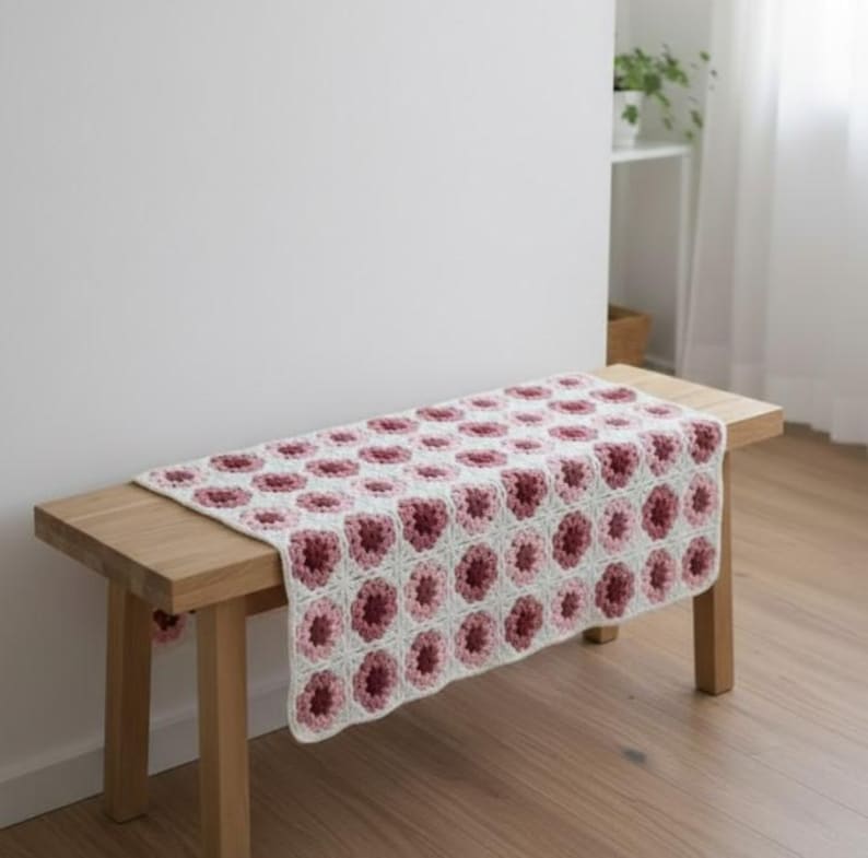Afghan Motif Crochet Blanket Pattern