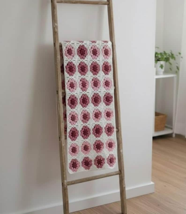 Afghan Motif Crochet Blanket Pattern