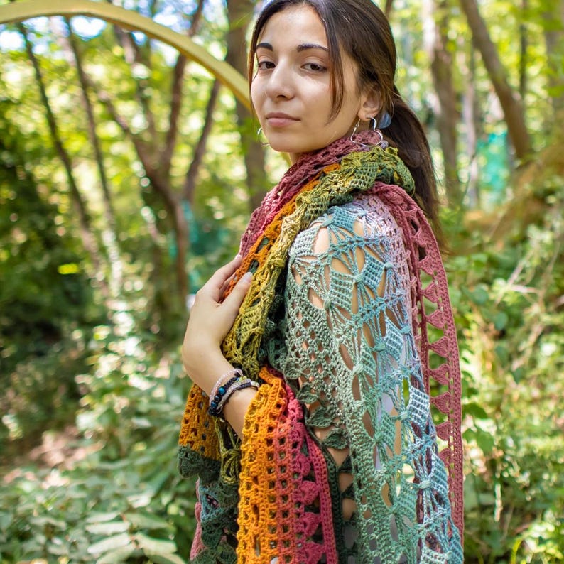 Mountain Muse Shawl Crochet Pattern