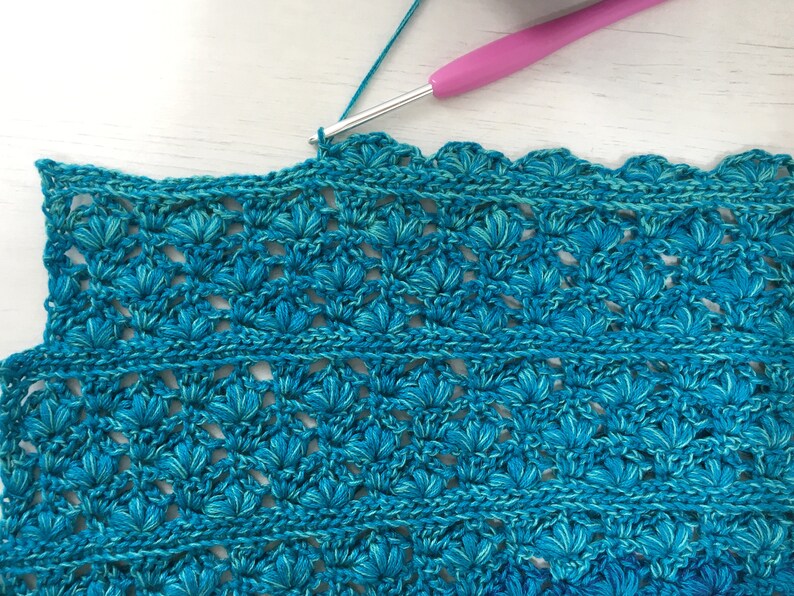 Flowers for Simone Crochet Shawl Pattern