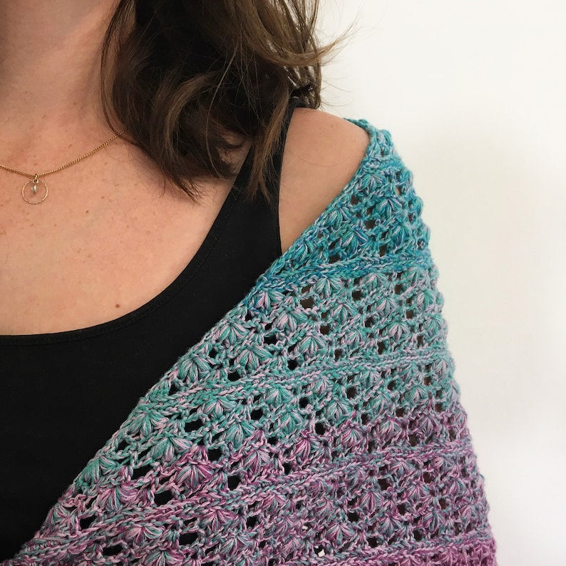 Flowers for Simone Crochet Shawl Pattern