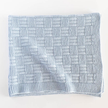 Knitting pattern Checkered baby blanket