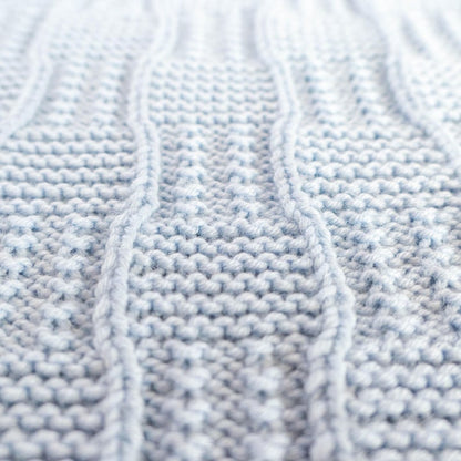 Knitting pattern Checkered baby blanket