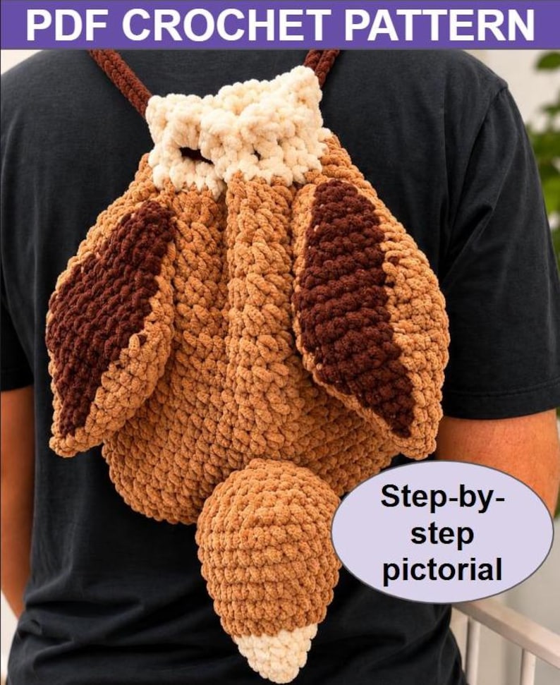 Pokemon-Inspired Crochet Backpack Bundle Pattern