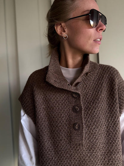 Oatmill Vest Knitting Pattern