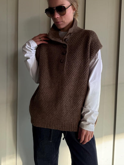 Oatmill Vest Knitting Pattern