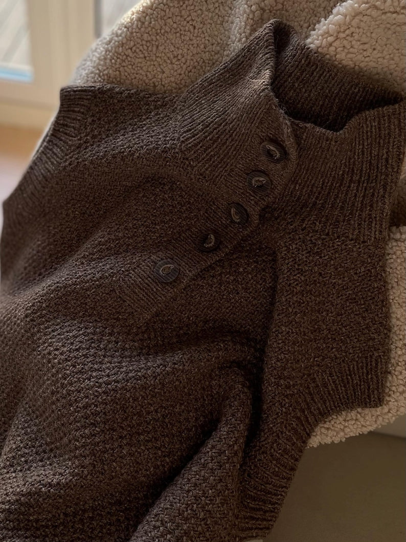 Oatmill Vest Knitting Pattern