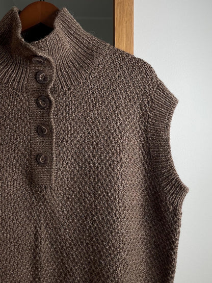 Oatmill Vest Knitting Pattern