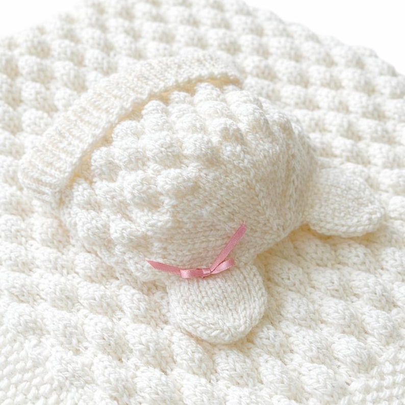 Knitting Baby Bubble Blanket & Beanie Pattern