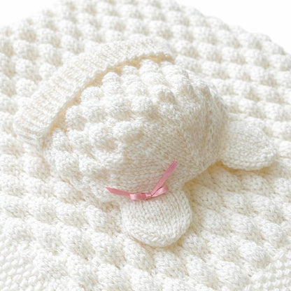 Knitting Baby Bubble Blanket & Beanie Pattern