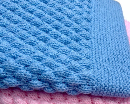 Knitting Baby Bubble Blanket & Beanie Pattern