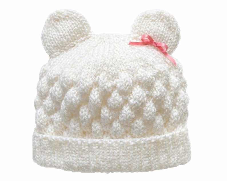 Knitting Baby Bubble Blanket & Beanie Pattern