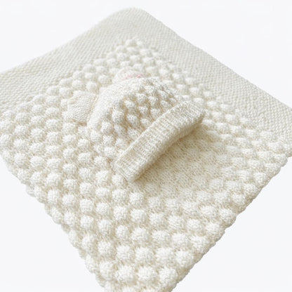 Knitting Baby Bubble Blanket & Beanie Pattern