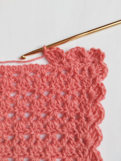 Crochet baby blanket pattern