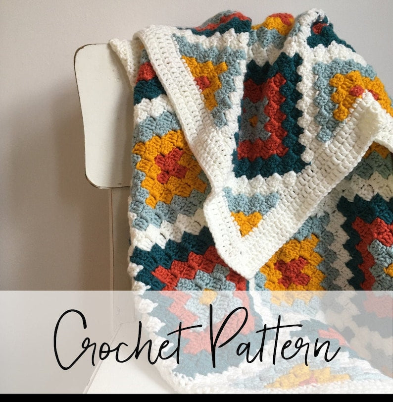 four corners blanket crochet pattern
