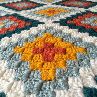four corners blanket crochet pattern