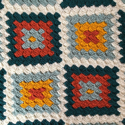 four corners blanket crochet pattern