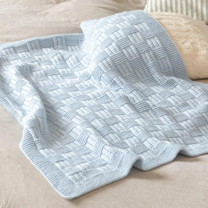 Checkered baby blanket Knitting pattern