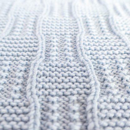 Checkered baby blanket Knitting pattern