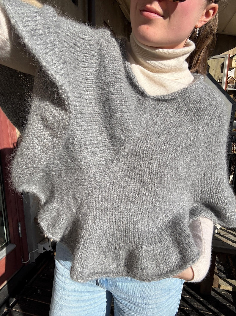 Oslo Poncho knitting pattern