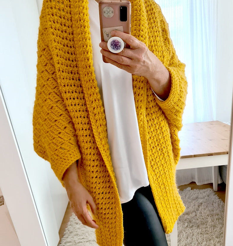 Crochet Pattern for Cardigan / Shrug