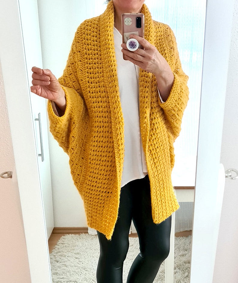 Crochet Pattern for Cardigan / Shrug