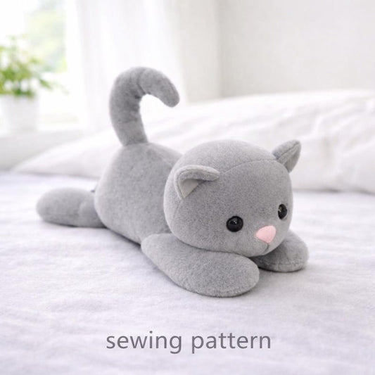 Plush Cat Sewing Pattern