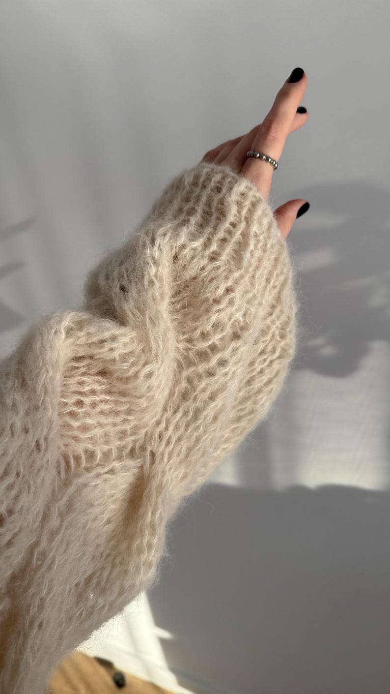 Cable V-neck Sweater Knitting Pattern