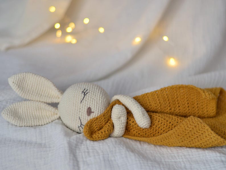Bunny baby comforter crochet PATTERN