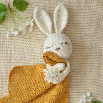 Bunny baby comforter crochet PATTERN