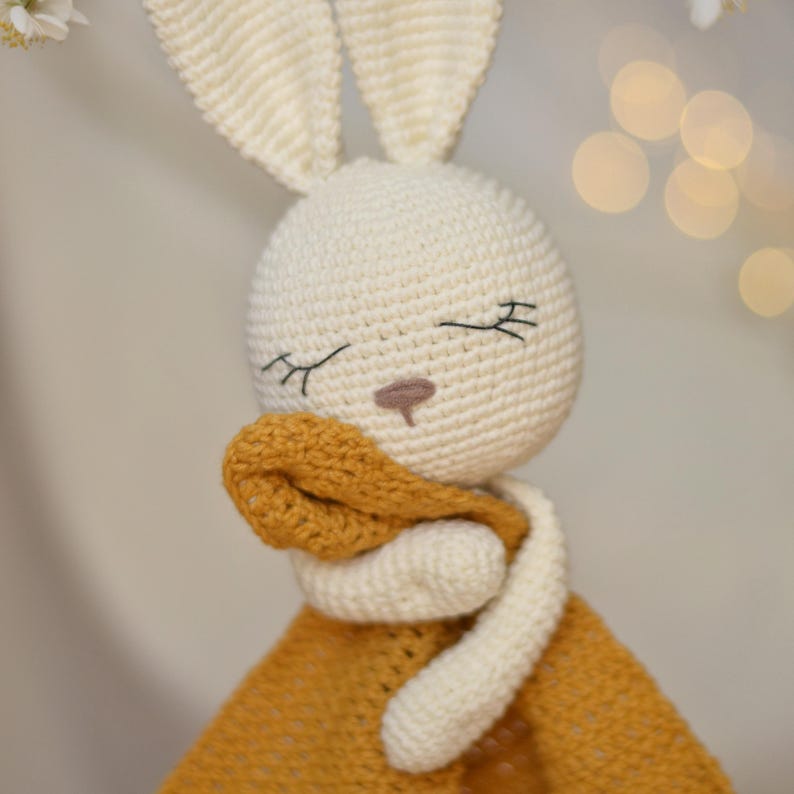 Bunny baby comforter crochet PATTERN