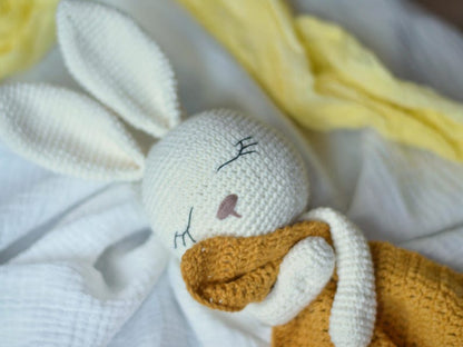 Bunny baby comforter crochet PATTERN