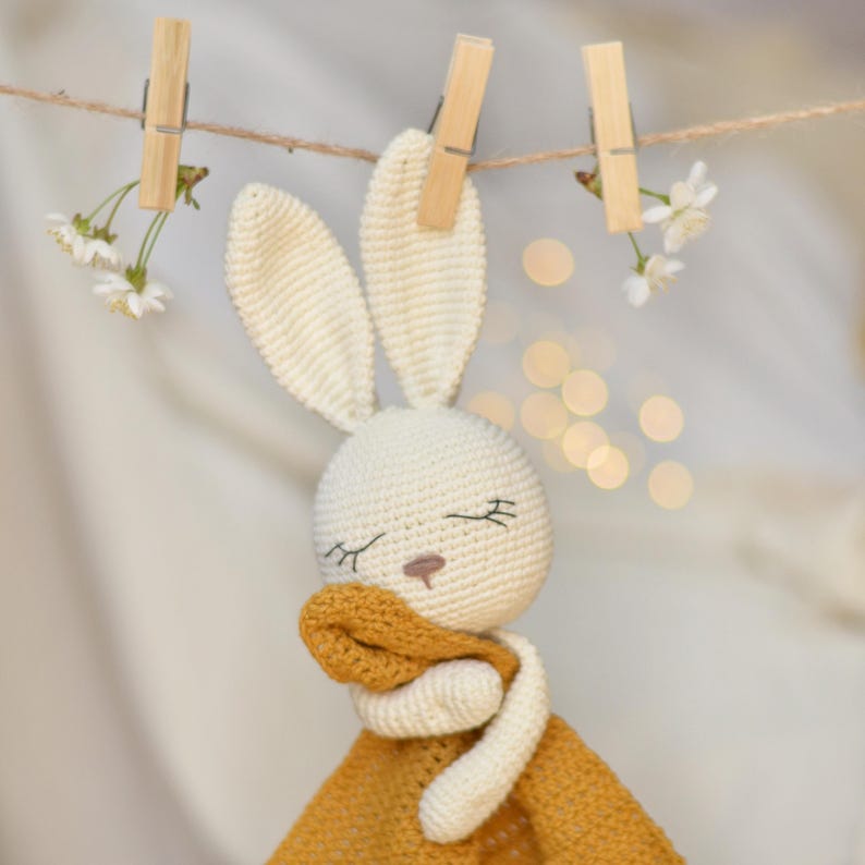 Bunny baby comforter crochet PATTERN