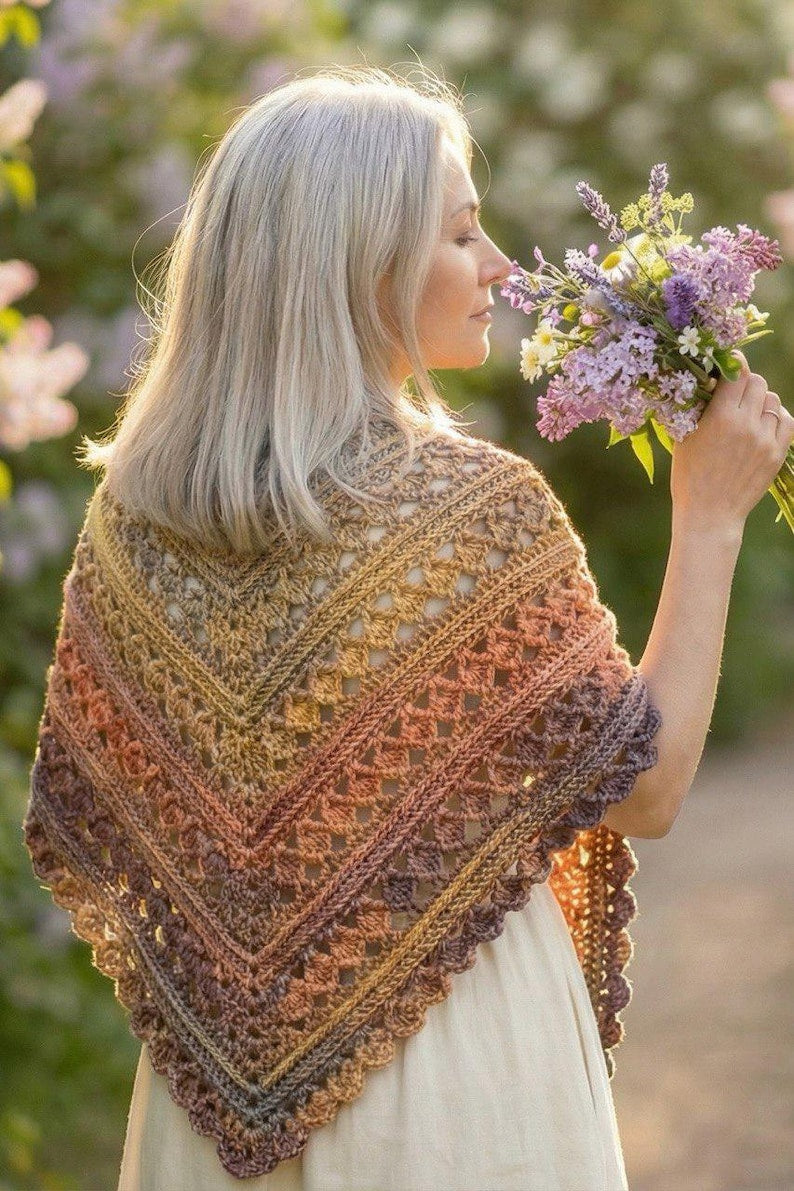 Into The Mystic Shawl Crochet Pattern