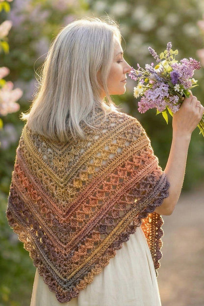 Into The Mystic Shawl Crochet Pattern