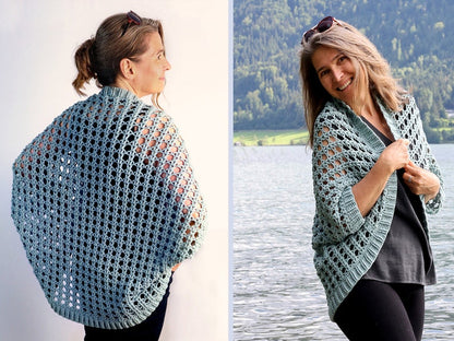 Cardigan / Shrug / Jacket Crochet Pattern