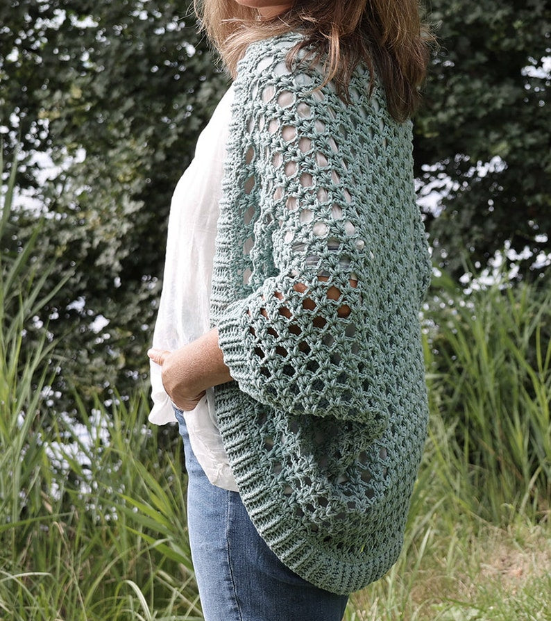 Cardigan / Shrug / Jacket Crochet Pattern