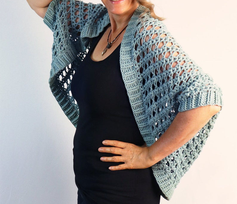 Cardigan / Shrug / Jacket Crochet Pattern