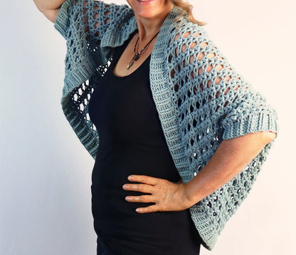 Cardigan / Shrug / Jacket Crochet Pattern
