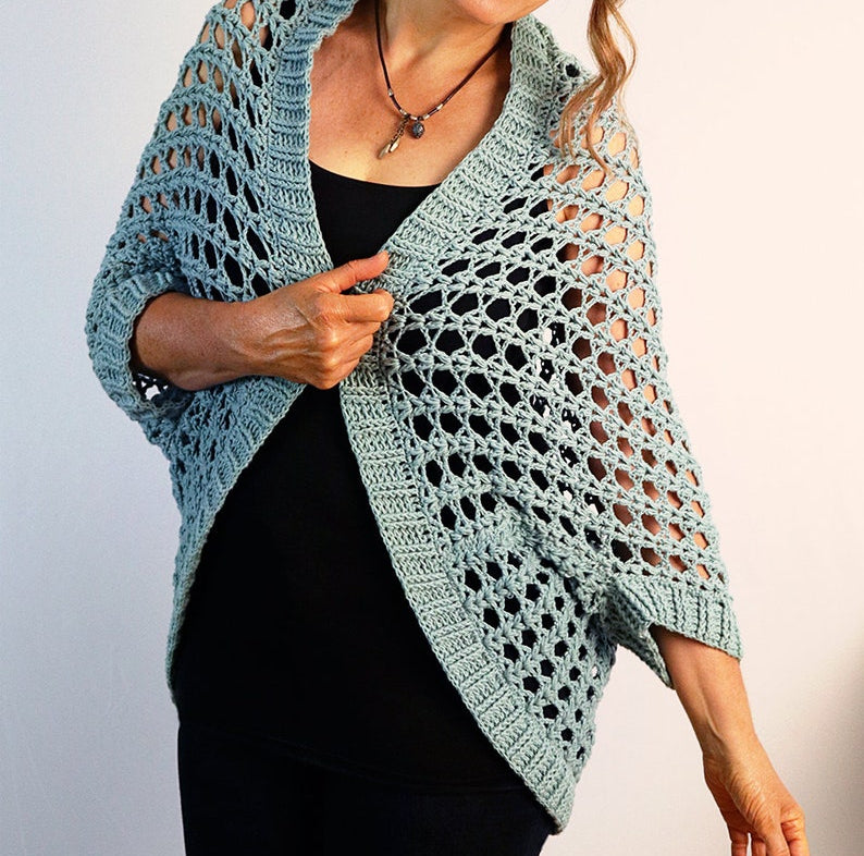 Cardigan / Shrug / Jacket Crochet Pattern