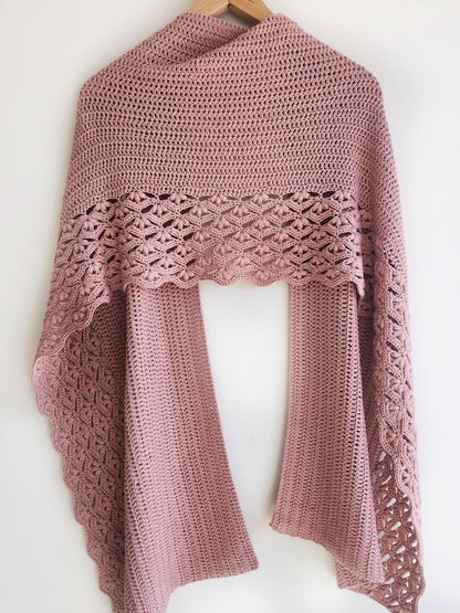 Lace Shawl Crochet Pattern