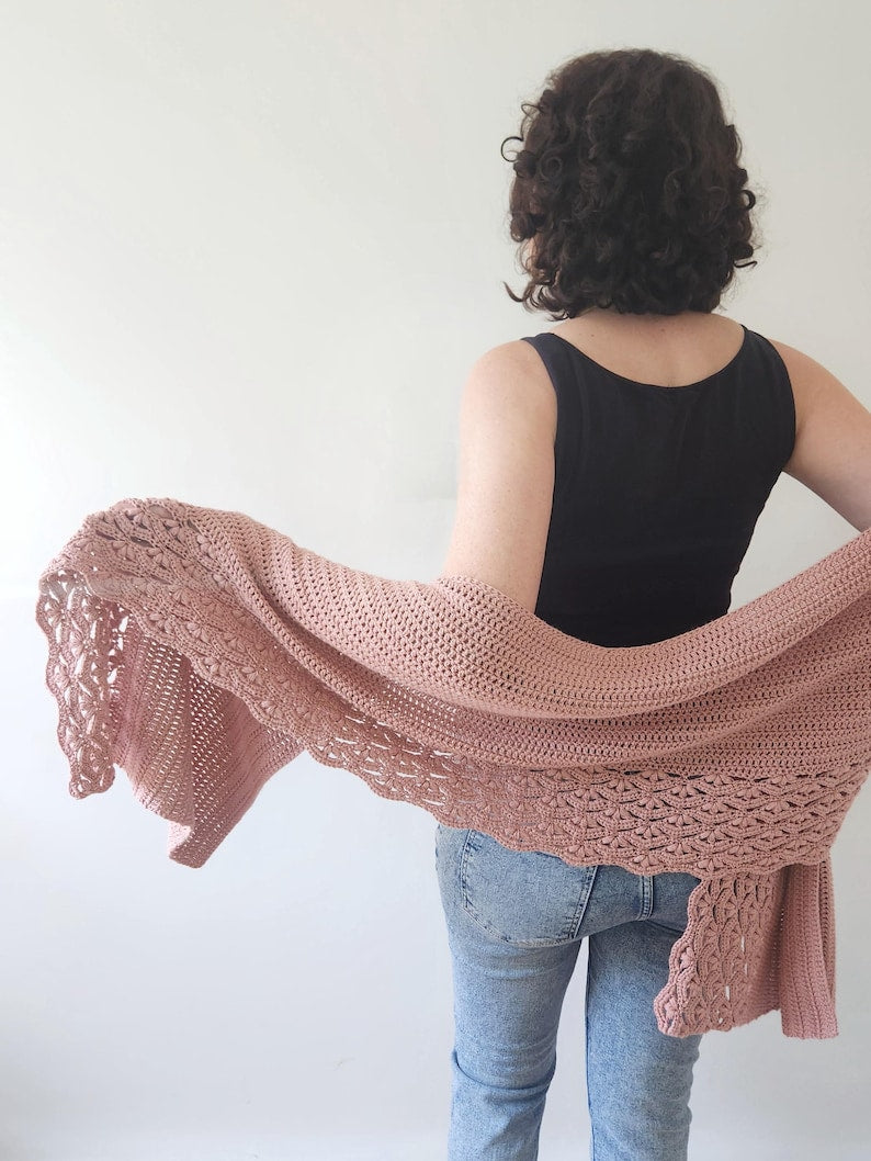 Lace Shawl Crochet Pattern