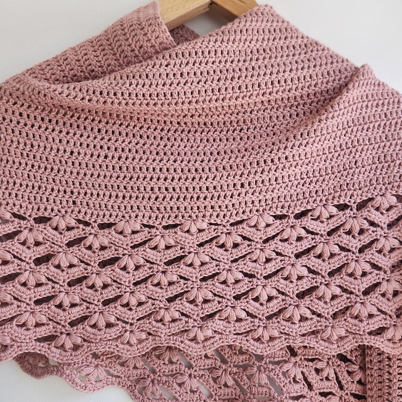 Lace Shawl Crochet Pattern