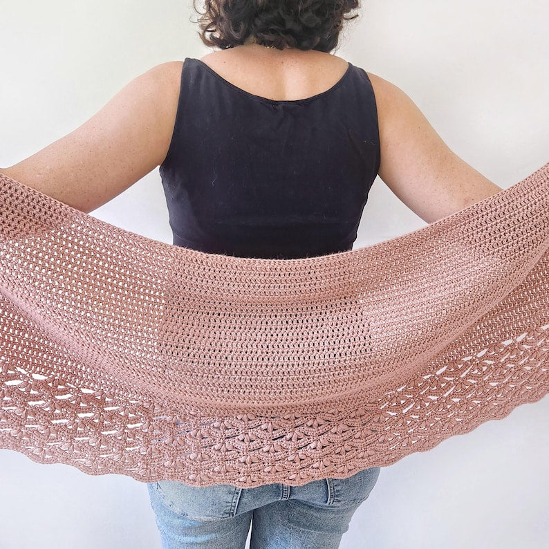 Lace Shawl Crochet Pattern