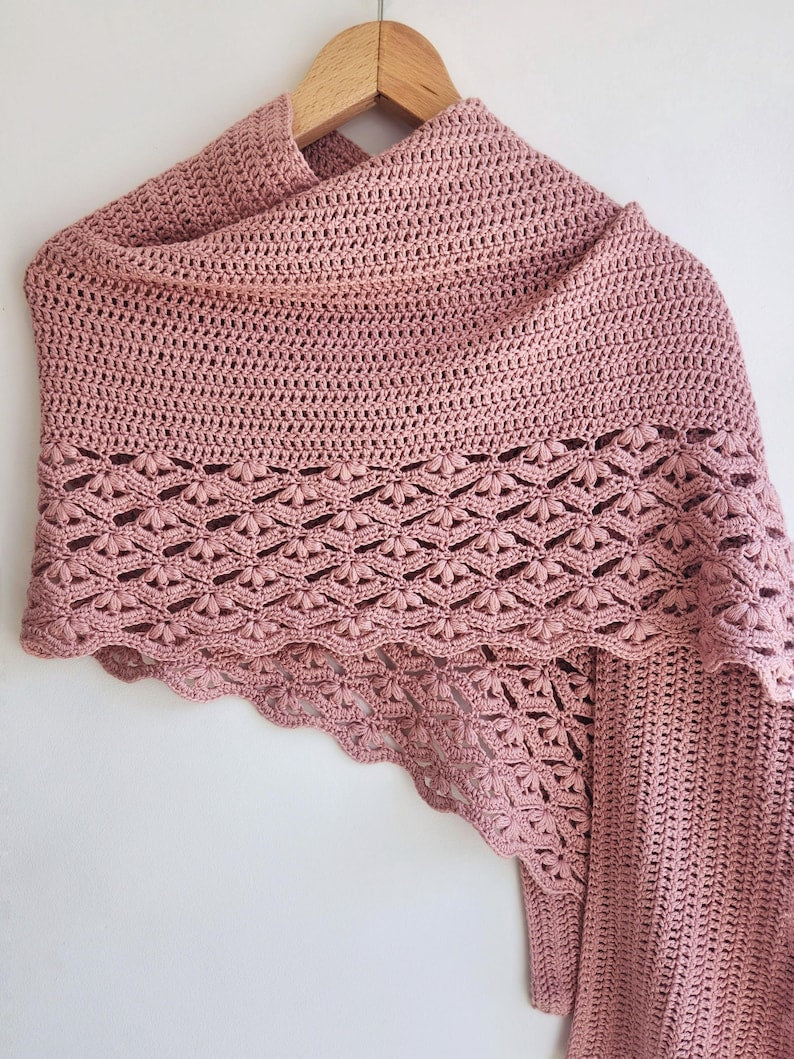 Lace Shawl Crochet Pattern