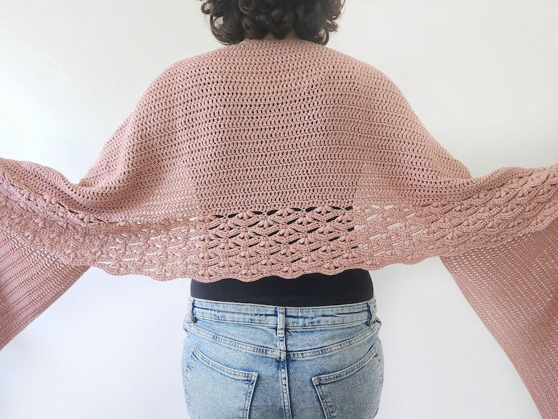 Lace Shawl Crochet Pattern